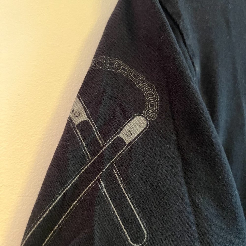 Graphic Short Sleeve Tee - Black with Rust Logo - Picture 3 of 6